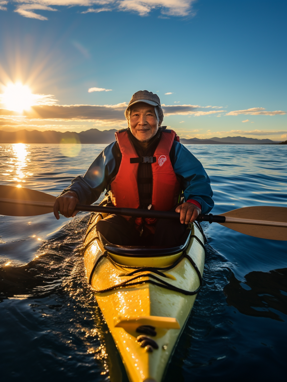 syd81112_A_Chinese_elderly_traveler_is_paddling_a_kayak_in_the__79e34992-2b3d-4f68-9fd6-152fcae49a1c.png